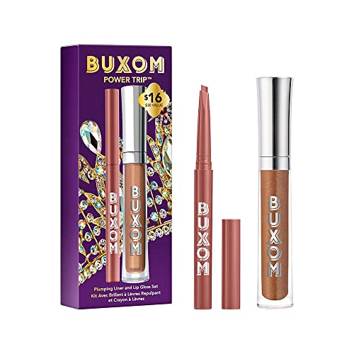 0194249002427 - BUXOM POWER TRIP PLUMPING LINER AND LIP GLOSS SET, 1 OZ.