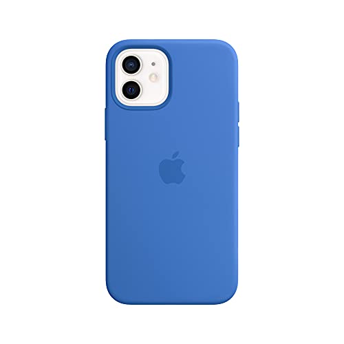 0194252465387 - APPLE SILICONE CASE WITH MAGSAFE (FOR IPHONE 12 | 12 PRO) - CAPRI BLUE