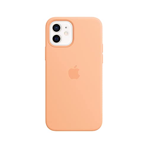 0194252465448 - APPLE SILICONE CASE WITH MAGSAFE (FOR IPHONE 12 | 12 PRO) - CANTALOUPE