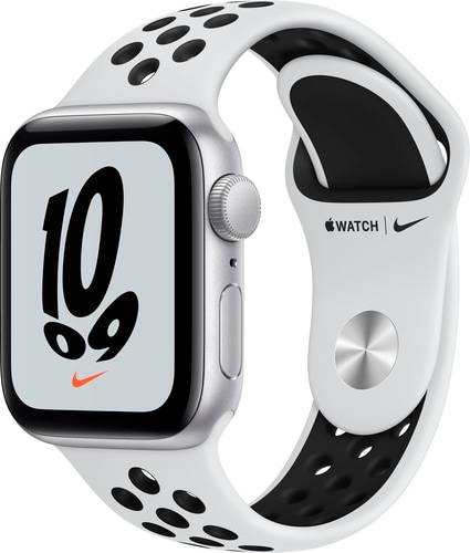 0194252584743 - APPLE WATCH NIKE SE (GPS) 40MM SILVER ALUMINUM CASE WITH NIKE SPORT BAND - SILVER