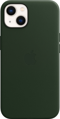 0194252779934 - APPLE - IPHONE 13 LEATHER CASE WITH MAGSAFE - SEQUOIA GREEN