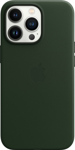 0194252780084 - APPLE - IPHONE 13 PRO LEATHER CASE WITH MAGSAFE - SEQUOIA GREEN