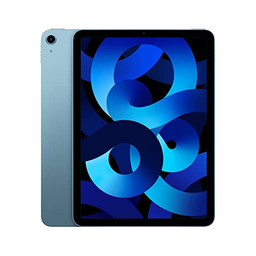 0194252797297 - APPLE IPAD AIR (5TH GENERATION): WITH M1 CHIP, 10.9-INCH LIQUID RETINA DISPLAY, 256GB, WI-FI 6, 12MP FRONT/12MP BACK CAMERA, TOUCH ID, ALL-DAY BATTERY LIFE – BLUE