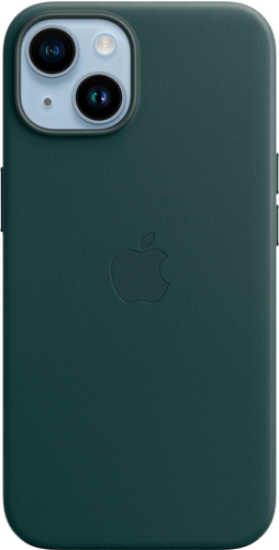 0194253345275 - APPLE - IPHONE 14 LEATHER CASE WITH MAGSAFE - FOREST GREEN