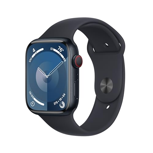 0194253942214 - APPLE WATCH SERIES 9 SMARTWATCH WITH MIDNIGHT ALUMINUM CASE WITH MIDNIGHT SPORT BAND S/M. FITNESS TRACKER, ECG APPS, ALWAYS-ON RETINA DISPLAY