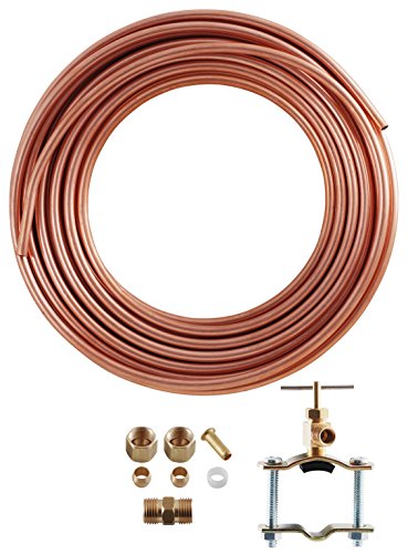 0019442221966 - LDR 509 B5102 ICE MAKER/HUMIDIFIER INSTALLATION KIT WITH COPPER TUBING, 1/4-INCH X 25-FOOT