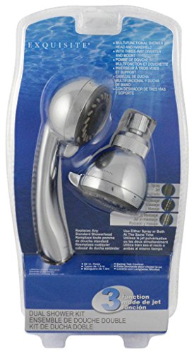 0019442428839 - LDR 520 3020CP 3 FUNCTION MASSAGE SHOWER KIT WITH DIVERTER AND 60-INCH HOSE, CHROME