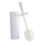 0019442442231 - EXQUISITE TAHOE TOILET BRUSH AND CAN WHITE 1 SET