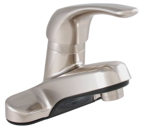 0019442456702 - LDR 952 22305BN EXQUISITE BATHROOM FAUCET, SINGLE HANDLE, WITH POP-UP, LIFETIME PLASTIC, BRUSHED NICKEL FINISH