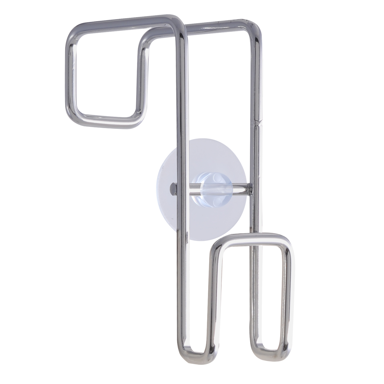 0019442516109 - OVER-THE-DOOR HOOK FOR SHOWER CADDY ONE SUCTION CUP CHROME FINISH