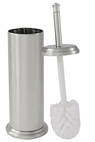 0019442516369 - EXQUISITE TOILET BRUSH AND CANISTER BRUSHED NICKEL FINISH
