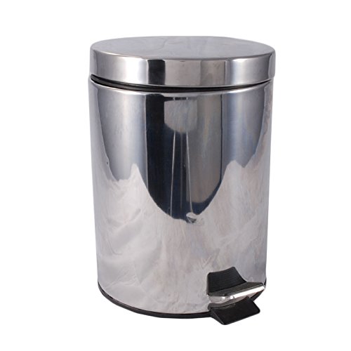 0019442516406 - LDR 164 6470CP E-Z OPEN STEP-ON EXQUISITE WASTE BASKET, CHROME