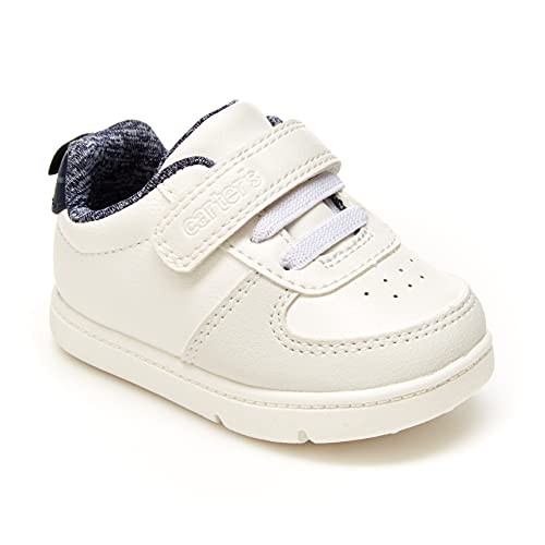 0194654838895 - CARTERS EVERY STEP BOYS KYLE SNEAKER, WHITE, 4.5 TODDLER