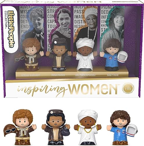 0194735001767 - FISHER-PRICE LITTLE PEOPLE COLLECTOR INSPIRING WOMEN, SPECIAL EDITION FIGURE SET FEATURING 4 TRAILBLAZING WOMEN FROM AMERICAN HISTORY