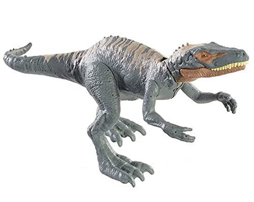 0194735005543 - JURASSIC WORLD WILD PACK HERRERASAURUS CARNIVORE DINOSAUR ACTION FIGURE TOY WITH MOVABLE JOINTS, REALISTIC SCULPTING & ATTACK FEATURE, KIDS GIFT AGES 3 YEARS & OLDER