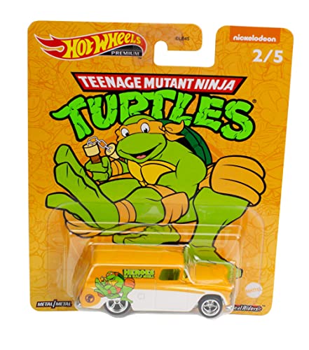 0194735016181 - HOT WHEELS POP CULTURE 55 CHEVY PANEL 1:64 SCALE VEHICLE FOR KIDS AGES 3 YEARS OLD & UP & COLLECTORS OF NEW & CLASSIC TOY CARS, FEATURING CHARACTER-FAVORITE CASTINGS AS CANVASES