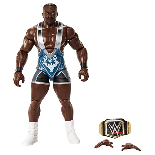 0194735021567 - WWE BIG E ELITE COLLECTION ACTION FIGURE, 6-INCH POSABLE COLLECTIBLE GIFT FOR WWE FANS AGES 8 YEARS OLD & UP