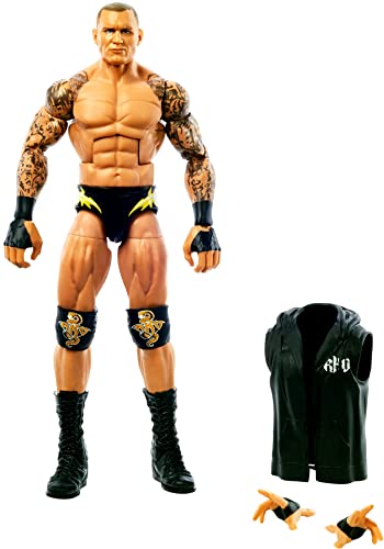 0194735022212 - WWE RANDY ORTON TOP PICKS ELITE COLLECTION ACTION FIGURE WITH ENTRANCE GEAR, 6-INCH POSABLE COLLECTIBLE GIFT FOR WWE FANS AGES 8 YEARS OLD & UP