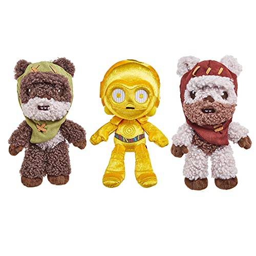 0194735039159 - STAR WARS PLANET ENDOR 8 INCH 3 PACK EWOKS AND CP30