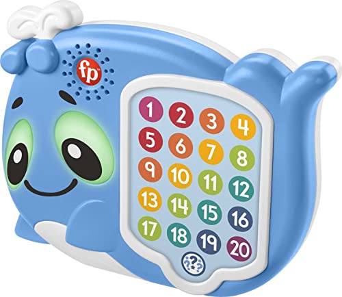 0194735043477 - FISHER-PRICE LINKIMALS 1-20 COUNT & QUIZ WHALE, INTERACTIVE MUSICAL LEARNING TOY WITH LIGHTS AND GAMES FOR TODDLERS AGES 18 MONTHS AND OLDER