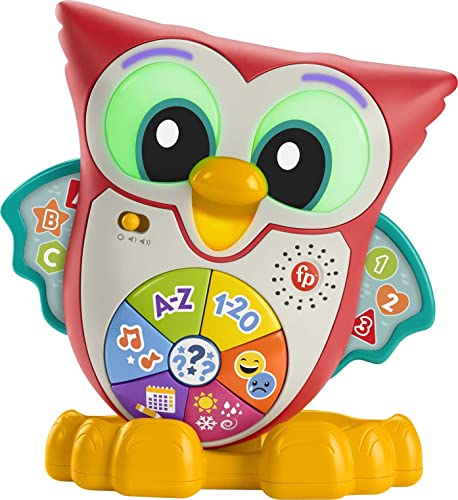 0194735043514 - FISHER-PRICE LINKIMALS LIGHT-UP & LEARN OWL, INTERACTIVE MUSICAL LEARNING TOY WITH LIGHTS AND MOTION FOR TODDLERS AGES 18 MONTHS AND OLDER