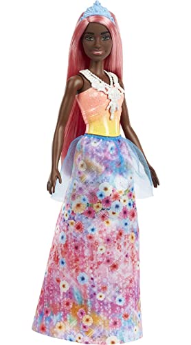 0194735055883 - BARBIE DREAMTOPIA PRINCESS DOLL (LIGHT-PINK HAIR), WITH SPARKLY BODICE, PRINCESS SKIRT AND TIARA, TOY FOR KIDS AGES 3 YEARS OLD AND UP