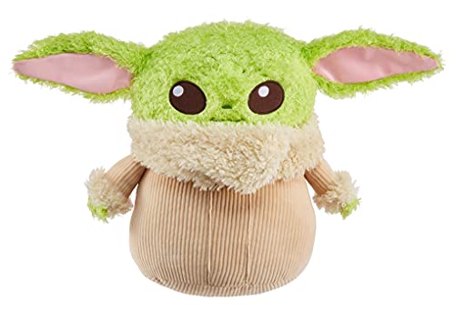 0194735063611 - STAR WARS GROGU SOFT ‘N FUZZY PLUSH, FAN FAVORITE CHARACTER, PUSH HAND & IT MAKES NOISES, COLLECTIBLE GIFT FOR FANS, COLLECTORS & KIDS 3 YEARS & UP