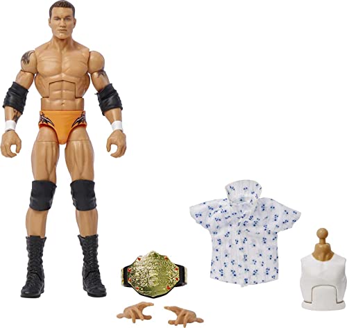 0194735075270 - WWE RANDY ORTON SUMMERSLAM ELITE COLLECTION ACTION FIGURE DOMINIK MYSTERIO BUILD-A-FIGURE PARTS, COLLECTIBLE GIFT FOR AGES 8 YEARS OLD & UP