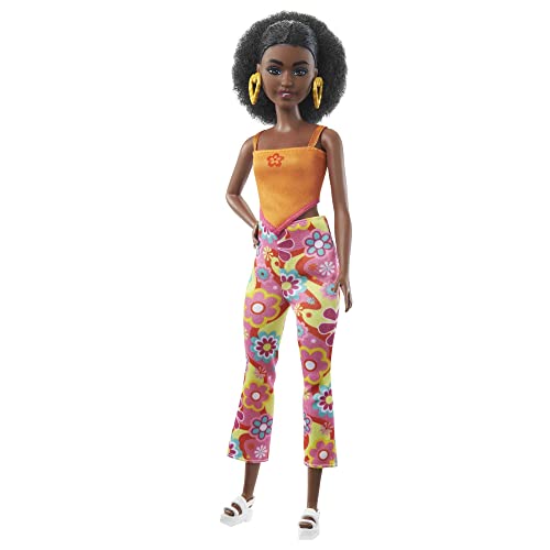 0194735093960 - BARBIE DOLL, KIDS TOYS, CURLY BLACK HAIR AND PETITE BODY TYPE, BARBIE FASHIONISTAS, Y2K-STYLE CLOTHES AND ACCESSORIES