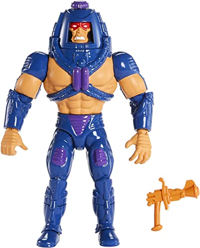 0194735104314 - MASTERS OF THE UNIVERSE ORIGINS TOY, RISE OF SNAKE MEN MAN-E-FACES, ARTICULATED COLLECTIBLE MOTU FIGURE WITH ACCESSORY AND MINI COMIC