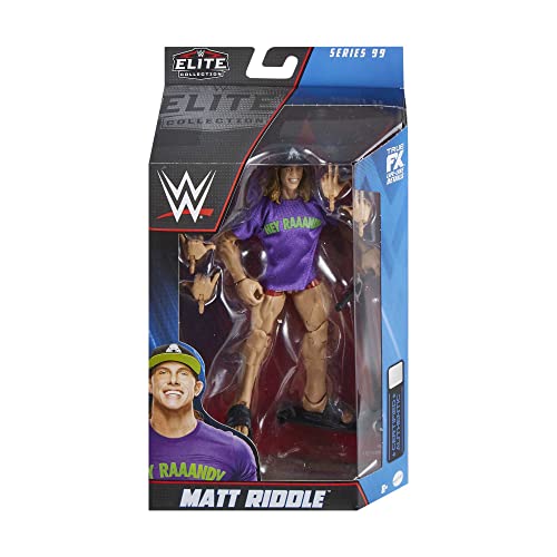 0194735105427 - WWE ACTION FIGURES, WWE ELITE RIDDLE FIGURE WITH ACCESSORIES, COLLECTIBLE GIFTS