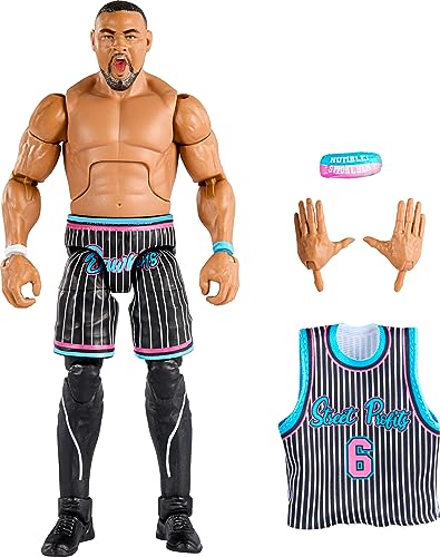 0194735105441 - MATTEL WWE ANGELO DAWKINS ELITE COLLECTION ACTION FIGURE WITH ACCESSORIES, ARTICULATION & LIFE-LIKE DETAIL, 6-INCH