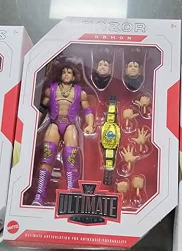 0194735107667 - WWE ACTION FIGURES | ULTIMATE EDITION RAZOR RAMON FIGURE AND ACCESSORIES | 6-INCH | COLLECTIBLE WWE TOYS