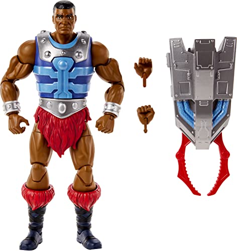 0194735111398 - MASTERS OF THE UNIVERSE MASTERVERSE ACTION FIGURE CLAMP CHAMP, COLLECTIBLE WITH 30 ARTICULATIONS, CLAW ARM, SWAPPABLE HANDS AND HEADS