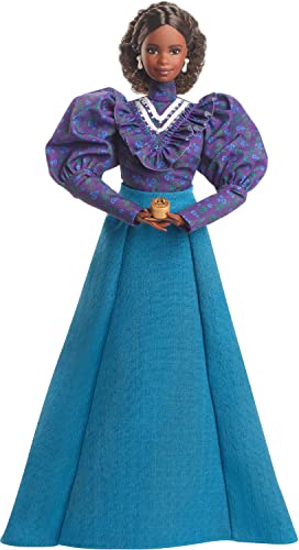 0194735115297 - MADAM C.J. WALKER BARBIE INSPIRING WOMEN DOLL WITH ACCESSORIES & DOLL STAND, GIFT FOR COLLECTORS AND KIDS AGES 6 YEARS OLD & UP