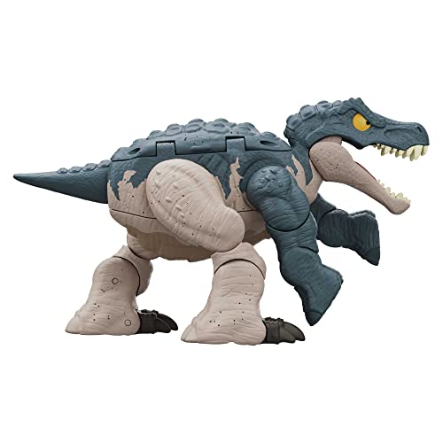 0194735116744 - JURASSIC WORLD DINOSAUR TRANSFORMING TOY, 11 STEP BARYONYX TO PARASORALOPHOUS DOUBLE DANGER 2 IN 1 TOY, FIERCE CHANGERS
