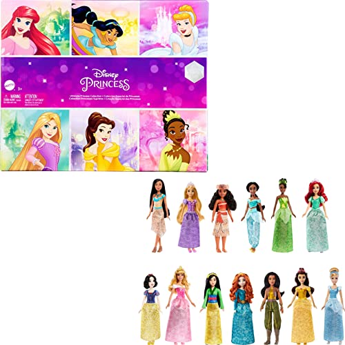 0194735120628 - DISNEY PRINCESS TOYS, 13 PRINCESS FASHION DOLLS WITH SPARKLING CLOTHING AND ACCESSORIES, INSPIRED BY DISNEY MOVIES, GIFTS FOR KIDS