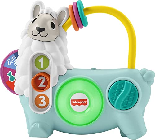 0194735125487 - FISHER-PRICE LINKIMALS LEARNING TOY FOR TODDLERS WITH INTERACTIVE LIGHTS AND MUSIC, FINE MOTOR TOY, 123 ACTIVITY LLAMA
