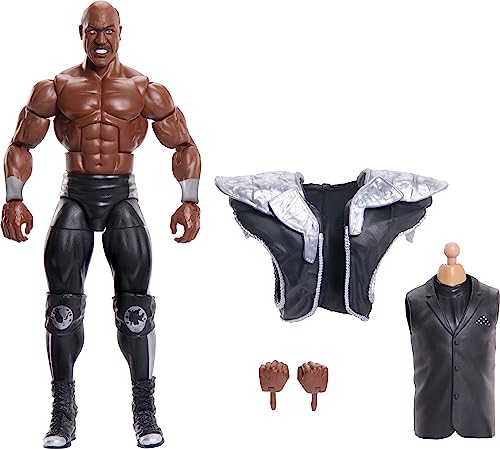 0194735154265 - WWE MATTEL ELITE ACTION FIGURE SUMMERSLAM ZEUS WITH ACCESSORY AND MR. PERFECT BUILD-A-FIGURE PARTS