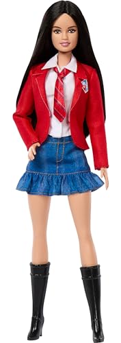 0194735231126 - BARBIE LUPITA DOLL WEARING REMOVABLE SCHOOL UNIFORM WITH BOOTS, NECKTIE & LONG BLONDE HAIR, INSPIRED BY REBELDE & RBD