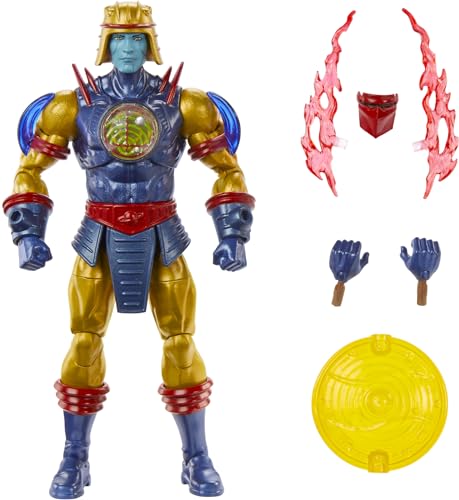 0194735243600 - MASTERS OF THE UNIVERSE MASTERVERSE NEW ETERNIA SY-KLONE ACTION FIGURE WITH 30 ARTICULATIONS, MOTU 7-INCH HUMAN TORNADO TOY WITH ENERGY EFFECT