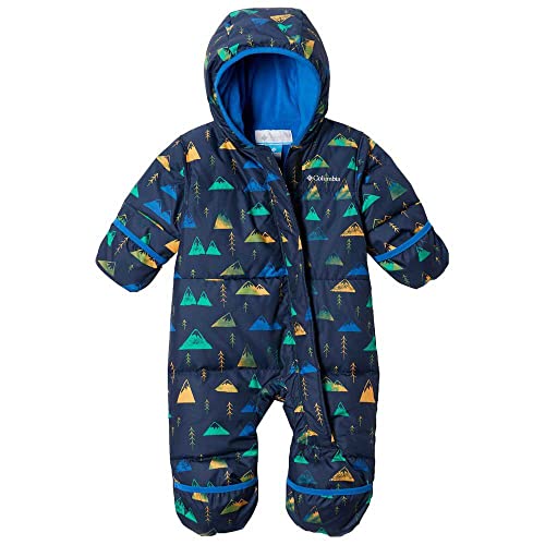 0194895460480 - COLUMBIA BABY SNUGGLY BUNNY BUNTING, COLLEGIATE NAVY LITTLE MOUNTAIN, 6/12