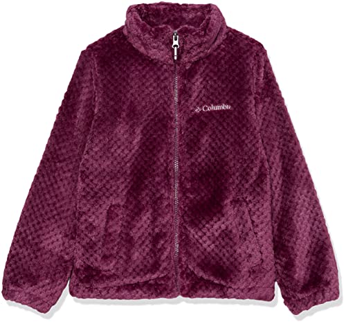 0194895536567 - COLUMBIA BABY FIRE SIDE SHERPA FULL ZIP, MARIONBERRY, 18/24