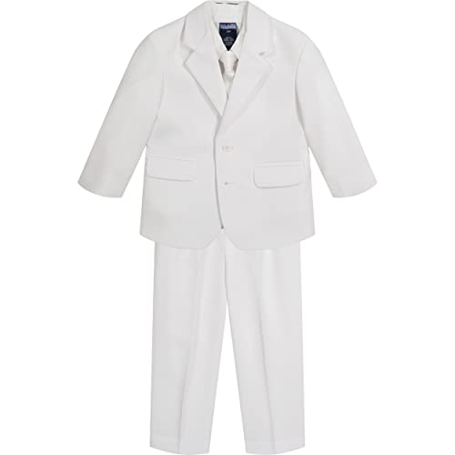 0194931287781 - NAUTICA BABY BOYS 4-PIECE TUXEDO WITH DRESS SHIRT, BOW TIE, JACKET, AND PANTS, WHITE, 12 MONTHS