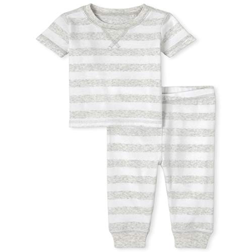 0194936285379 - THE CHILDRENS PLACE BABY TWO PIECE PAJAMA SET, H/T LUNAR, 9-12MOS