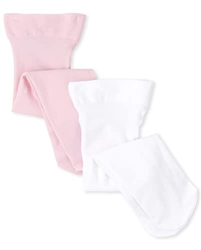 0194936471666 - THE CHILDRENS PLACE,BABY-GIRLS,TIGHTS,SHELL/WHITE -2 PACK,12-18 MONTHS