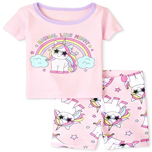 0194936511584 - THE CHILDRENS PLACE BABY AND TODDLER GIRLS UNICORN SNUG FIT COTTON PAJAMAS, CAMEO, 18-24MONTH