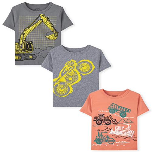 0194936587275 - THE CHILDRENS PLACE BABY AND TODDLER BOYS GRAPHIC TEE 3-PACK, MULTI CLR, 4T