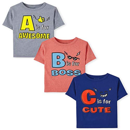 0194936607126 - THE CHILDRENS PLACE BABY AND TODDLER BOYS GRAPHIC TEE 3-PACK, MULTI CLR, 5T