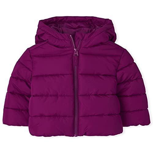 0194936757715 - THE CHILDRENS PLACE BABY TODDLER GIRL WINTER PUFFER JACKET, MULBERYPIE, 2T